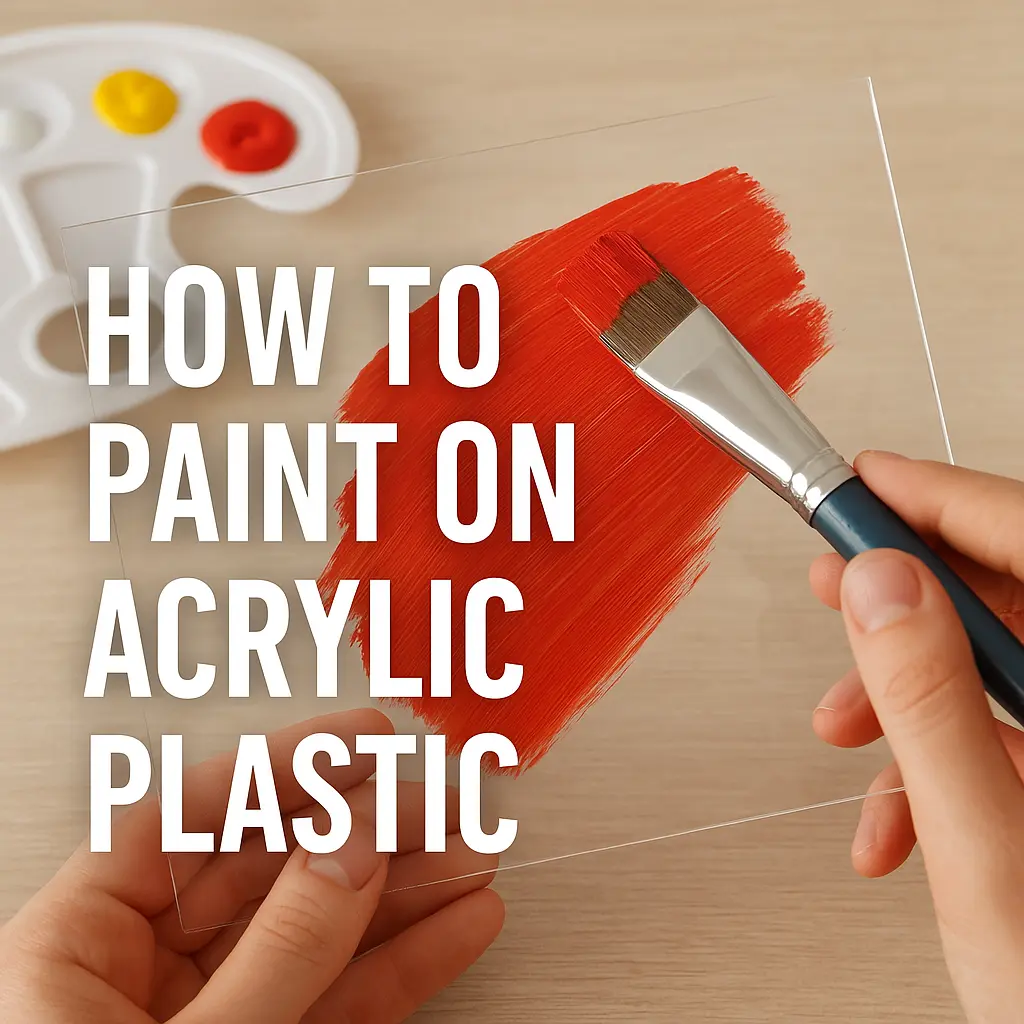 how to paint on acrylic plastic