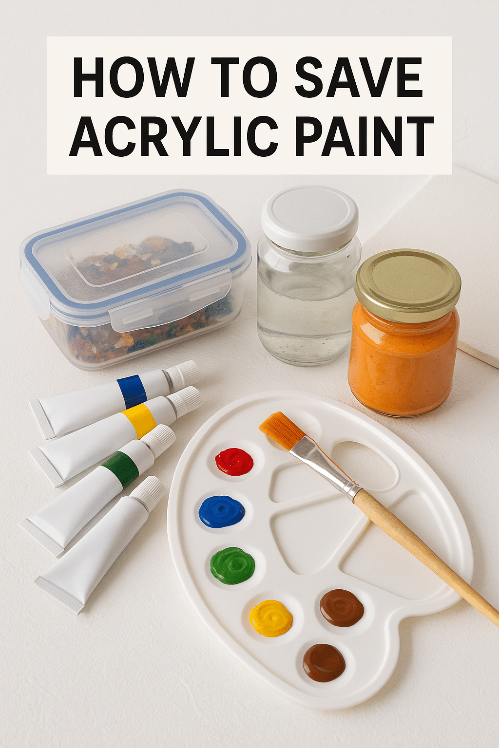 How to Save Acrylic Paint