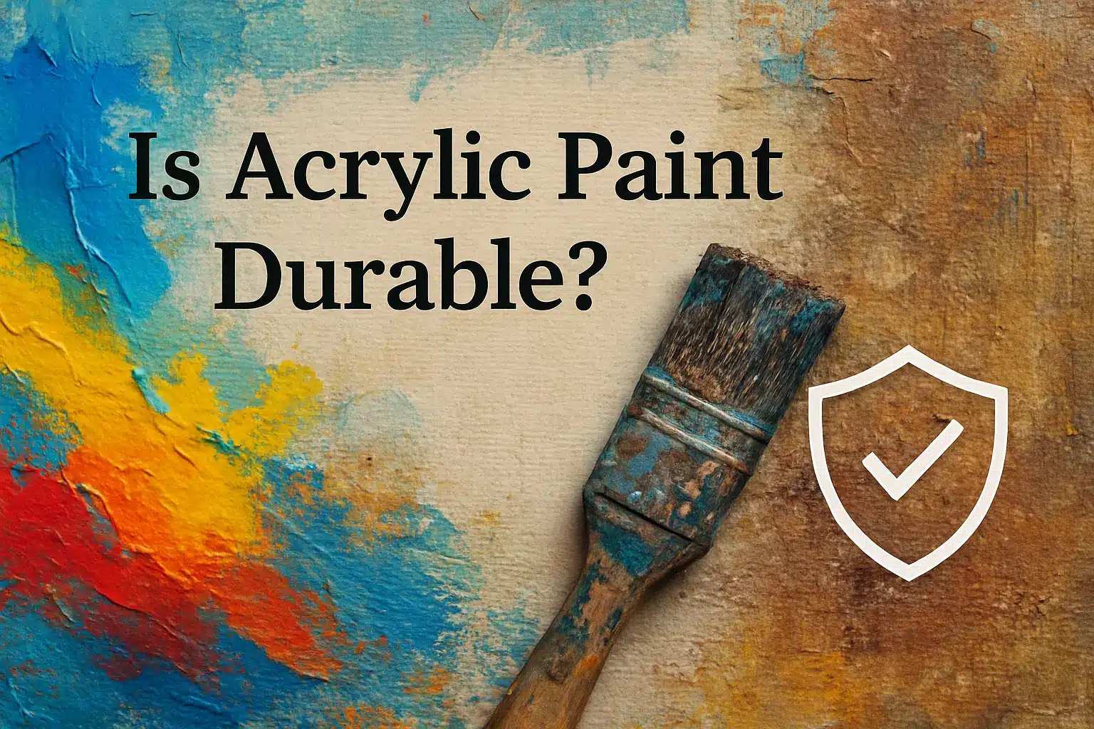 is acrylic paint durable