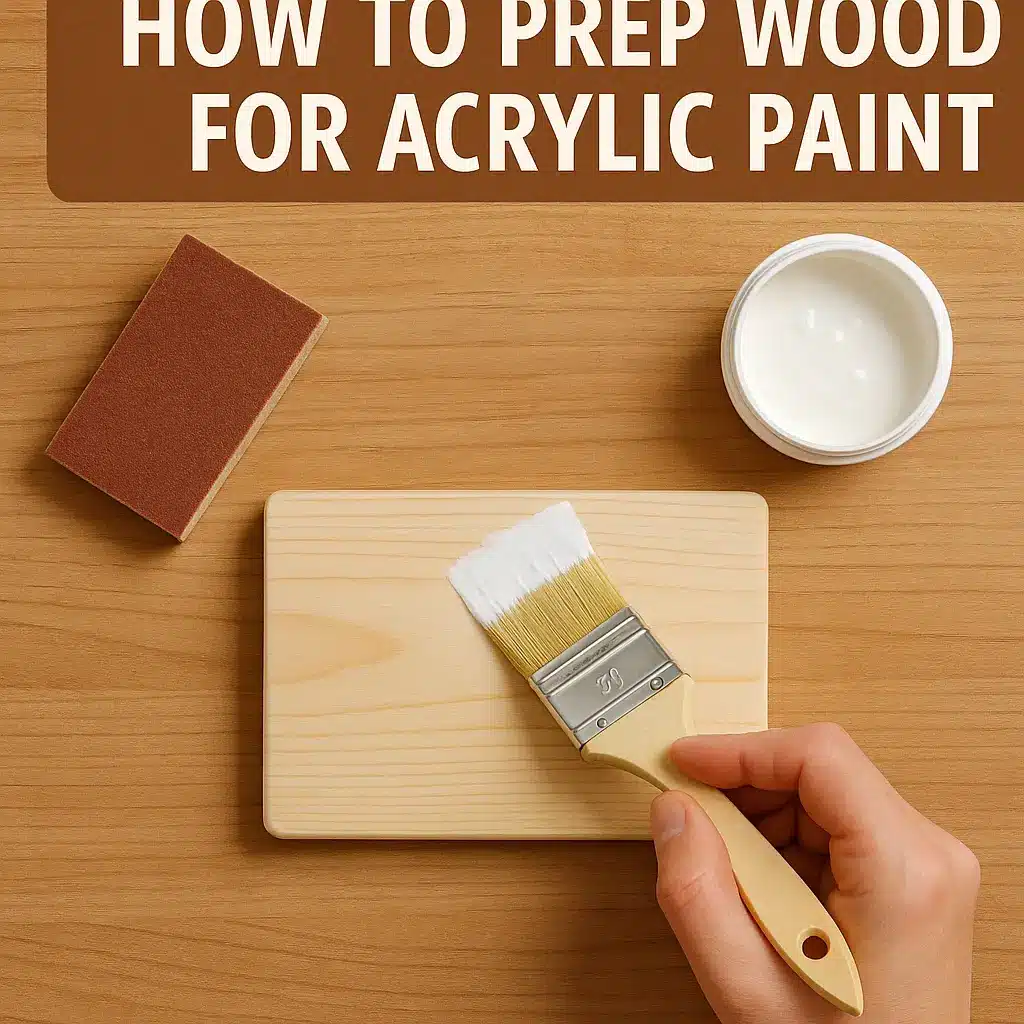 How to Prep Wood for Acrylic Paint
