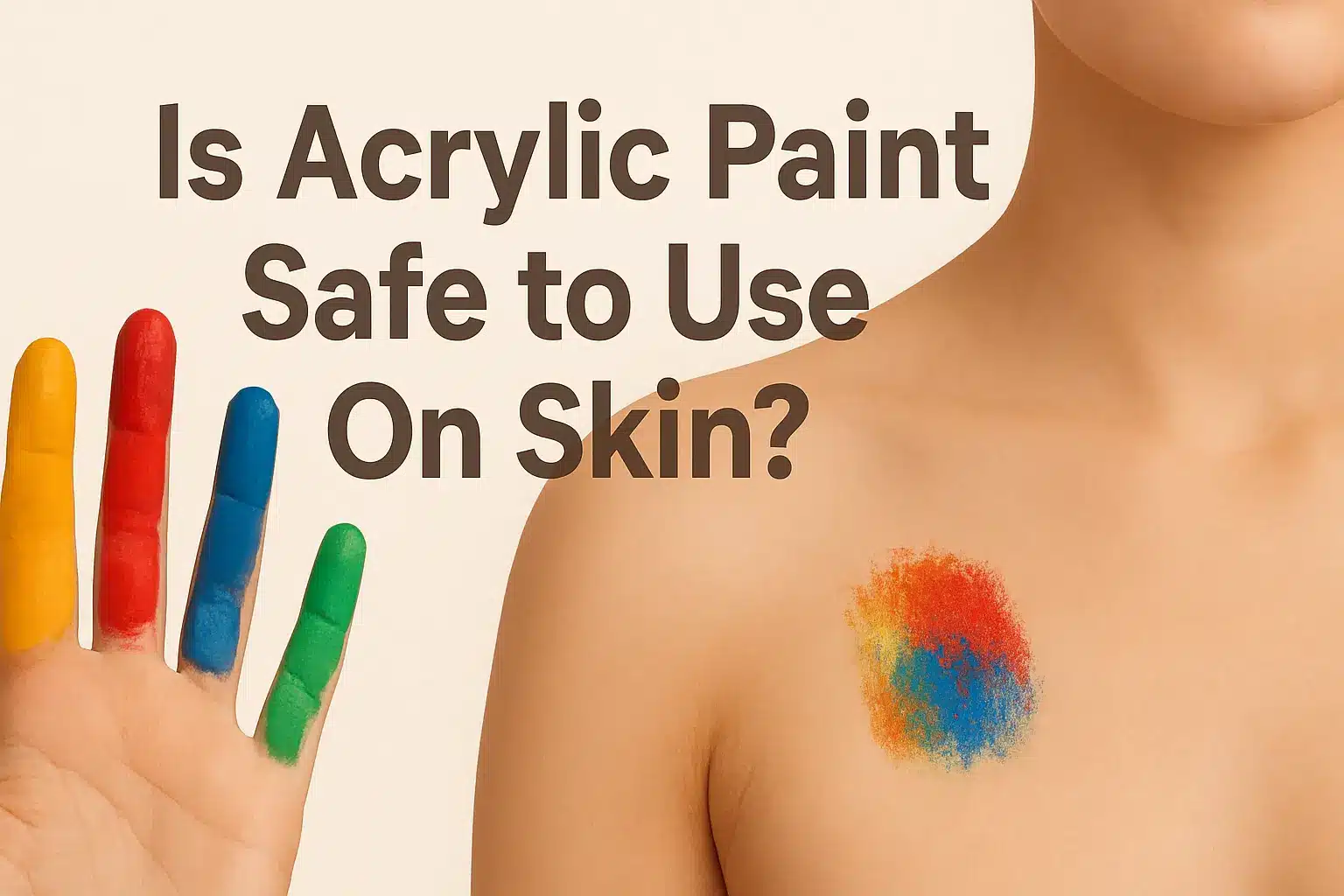 Is Acrylic Paint Safe to Use On Skin